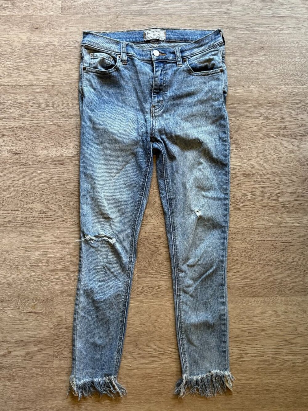 Free People Fringe Jeans